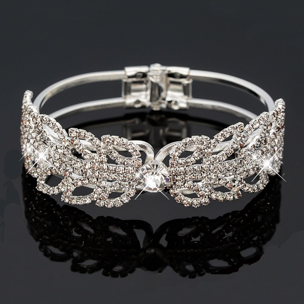 AINAMEISI Crystal Punk Bracelet For Women Rhinestone Jewelry Bridal Charm Bracelets & Bangles Wedding Party