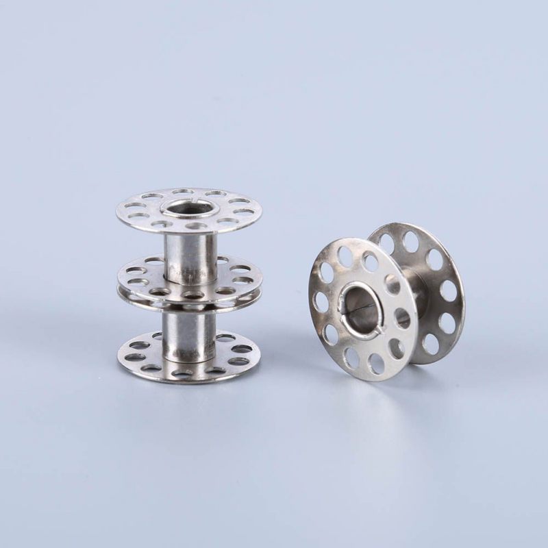 Stainless Steel Sewing Machine Bobbins Spools for Brother Janome Singer Elna Bernina Toyota Needlework Craft Tool 25pcs