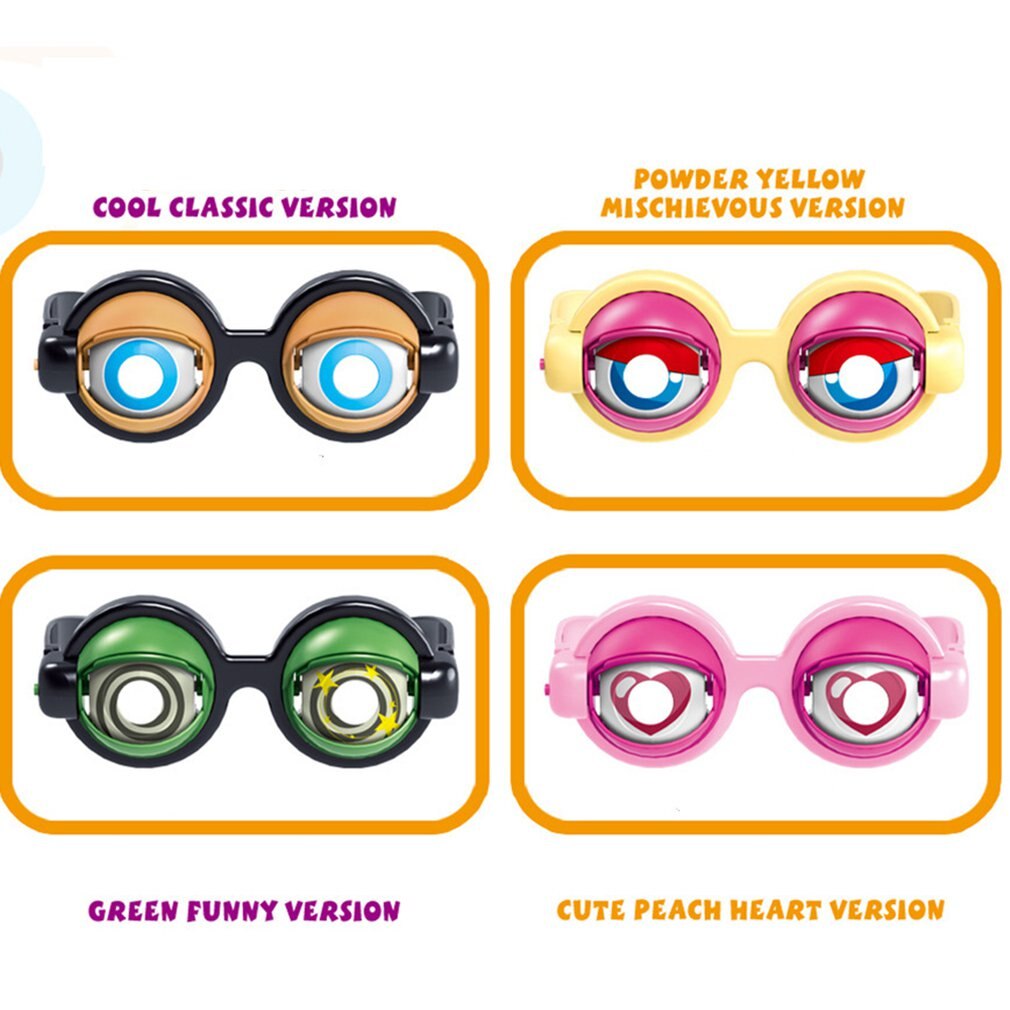 verrückt Augen komisch Kinder Spielzeuge Plastik Brille komisch Streiche Brille Neuheit Brille Junge Mädchen Spiel abspielen Spielzeug
