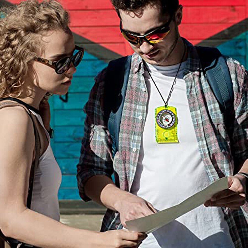 Outdoor Camping Directional Cross-country Race Hiking Special Compass Baseplate Ruler Map Scale Compass Night Boy tool