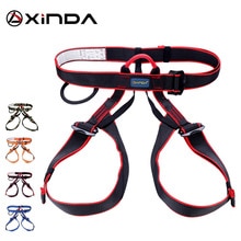 XINDA Sports de plein air harnais escalade demi-corps harnais taille soutien sécurité ceinture de sécurité équipement de protection