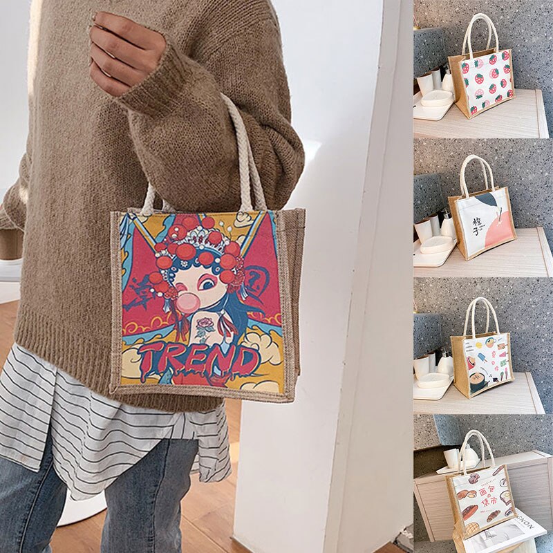 Japanischen Leinwand Tasche frauen Handtasche Herbst Und Winter Koreanische Stil Crossbody Kleine Tasche Für Frauen Leinwand Tote tasche