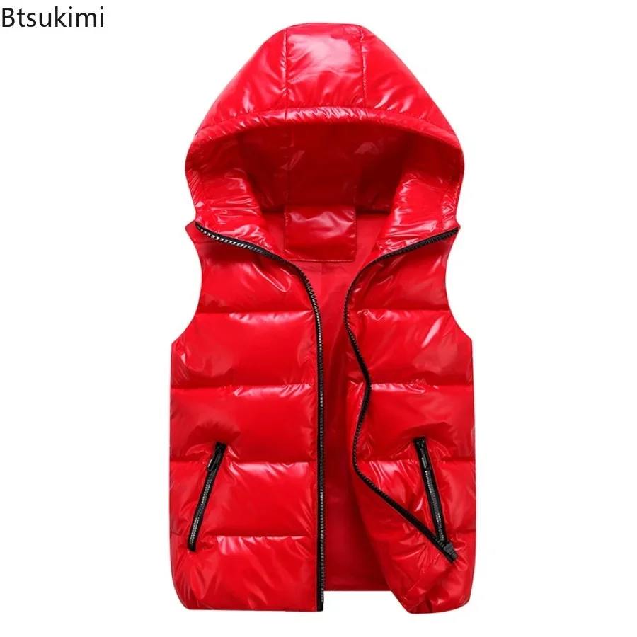 Heren Capuchon Vest - Lichtgewicht Waterdicht Casual Parka Vest met Zakken - Polyester