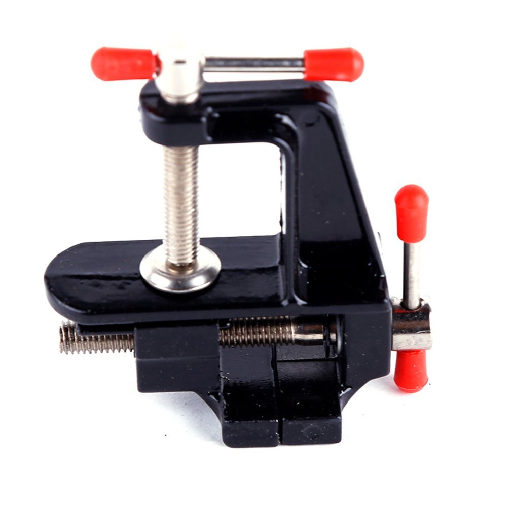 Alliage d'aluminium Mini Table compacte Vise35mm étau de banc petite pince plate étau de Table Mini bricolage ménage petit étau