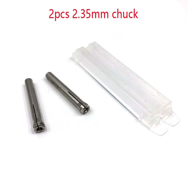 DENTAL 2.35mm 3.0mm 3.175mm Micromotor Collet Chuck for Strong 210 102L 105L SAEYANG MARATHON Polishing Handpiece: 2 PCS 2.35mm