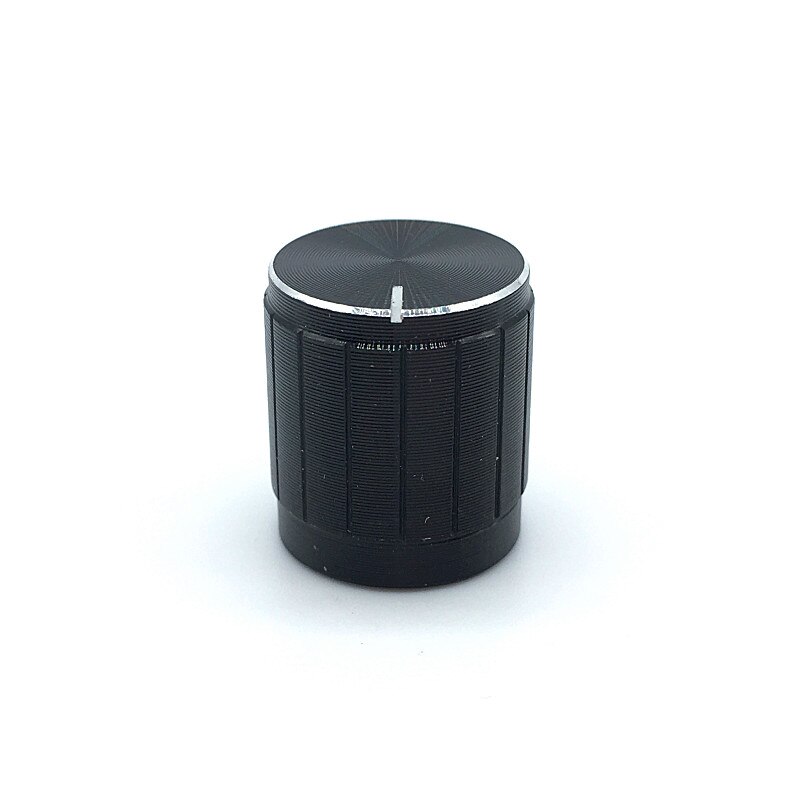 5 Pcs Zwart Goud Zilver Aluminium Knoppen 15 Mm X 17 Mm Potentiometer Encoder Knop Plum As Half As