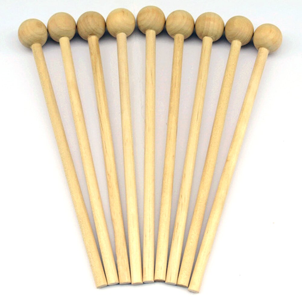 4 stuks handvatinstrument diy speelgoed houten stokjes eetstokjes muziekinstrument