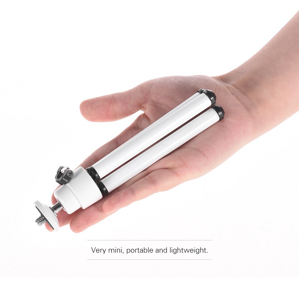 Phone Mini Tripod 2-Section Extendable Desktop Tripod Stand Holder for iPhone Xiaomi Samsung Smartphone SLR DSLR Cameras