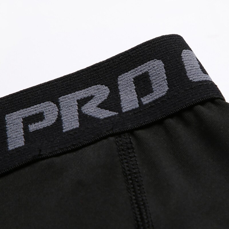 Mens Compression Shorts Line Short Tights Skinny Bodybuilding Breathable Man's Bottom Fitness Letter Shorts Sports Underwear