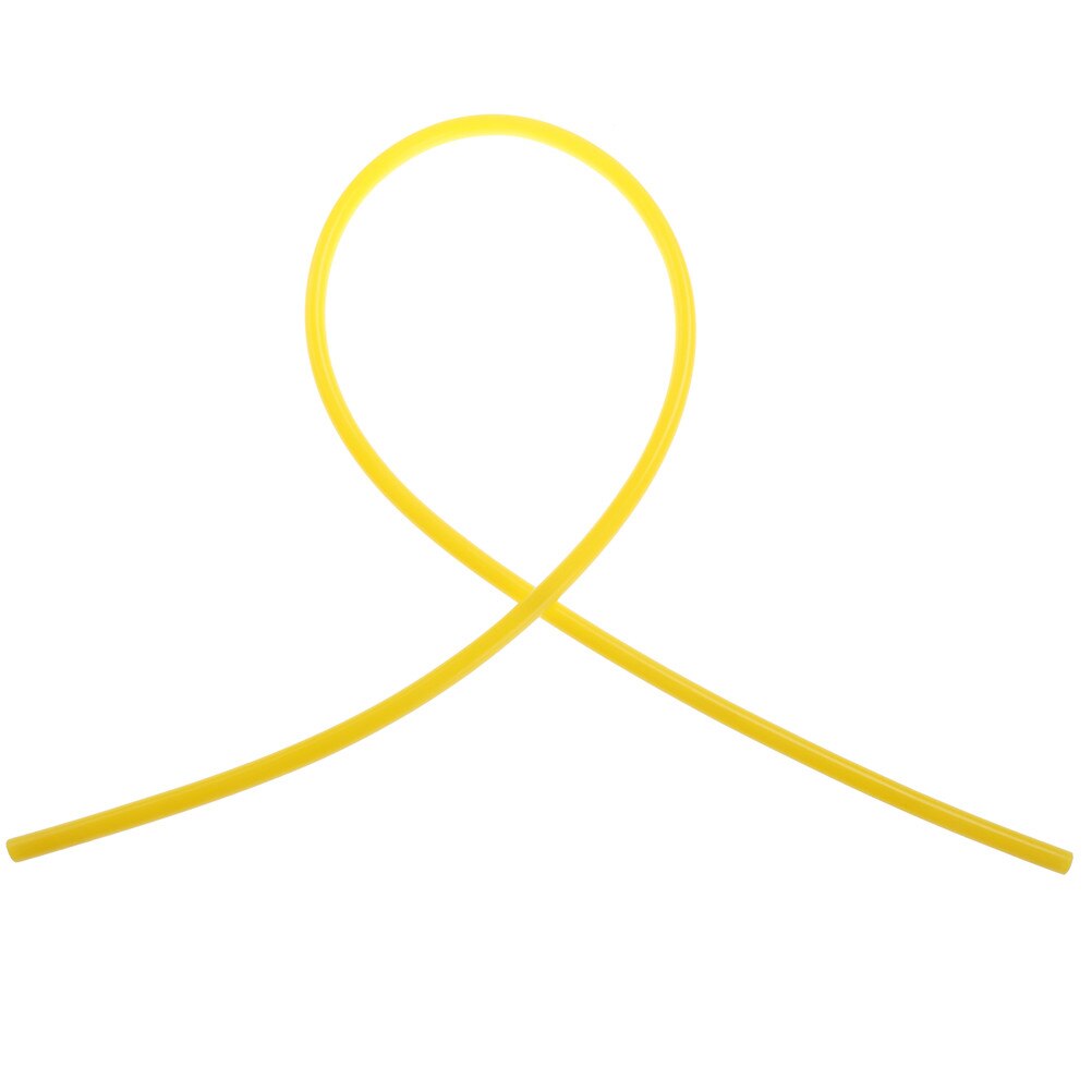 Tubo de silicona de grado alimenticio de 1M - 8mm * 10mm, resistente a altas y bajas temperaturas, tubo de manguera transparente no tóxico insípido: Amarillo
