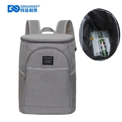 32.8l/18l grande capacidade isolado mochila de refrigeração leakproof alimentos frutas fresco almoço ao ar livre para piquenique acampamento churrasco escritório