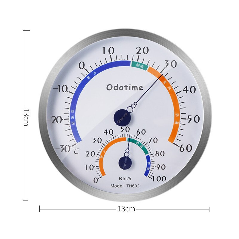 Thermometer For Home Steam Bath House Greenhouse Window Outdoor Thermometer Hygrometer Room Temperature Meter Sauna Accessories: white