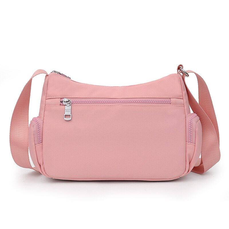 Dames nylon messenger bag student mobiele telefoon handtas eenvoudige kleine crossbody tassen casual dames tote flap schoudertas