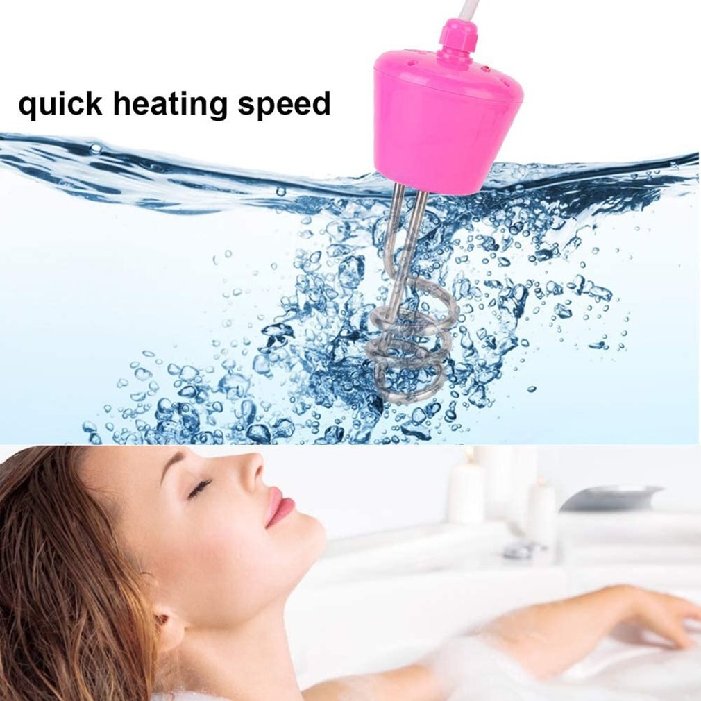 Fast heating suspension heating rod 2000W with thermometer 3 meters Bath barrel Bathtub Electric heaters Water boiler