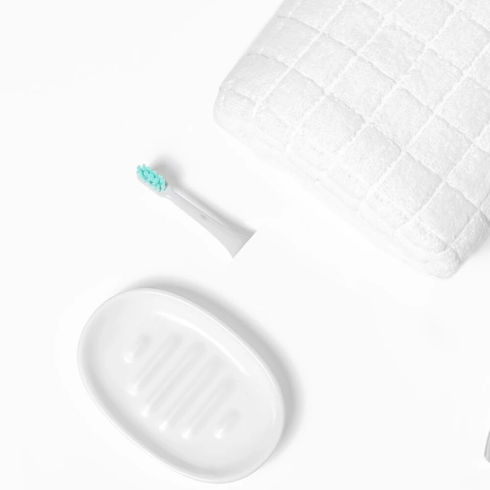 Cabezales de cepillo de dientes eléctrico Xiaomi Mijia Sonic, repuesto de alta densidad para blanqueamiento 3D, T300, T500, 8 Uds.