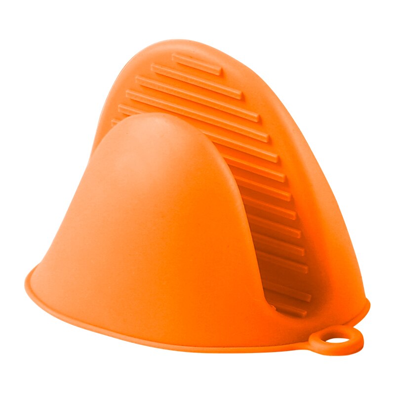 Oven Handschoenen Isolatie Clip Mitts Potholder Handschoen Koken Magnetron Antislip Gripper Pot Houder Keuken Bakken Tools: Orange