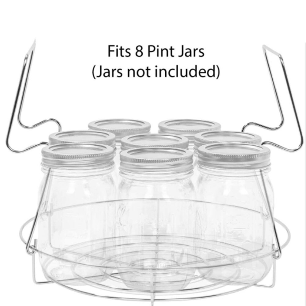 Steamer Basket Rack Set for Instant Pot Accessories Stainless Steel Rack Basket Pressure Cooker with Heat Resistant Handles