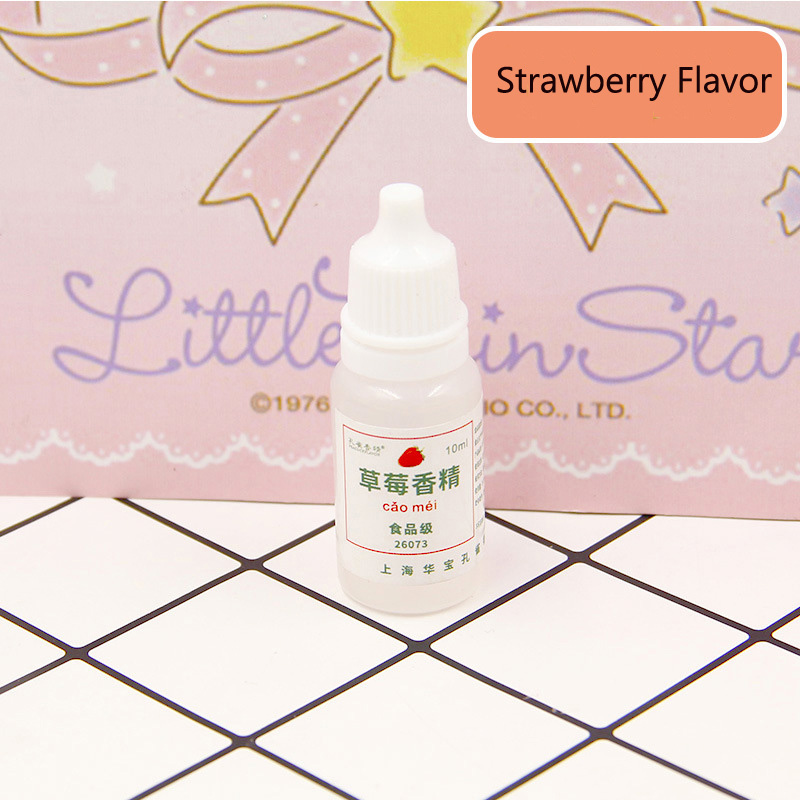 10ML Geschmack für Schleim Modellierung Ton DIY Pädagogisches Spielzeug für Kinder Kinder Kreative Machen Ihre Schleim Geruch Süße Scheiben aromen: Strawberry Flavor