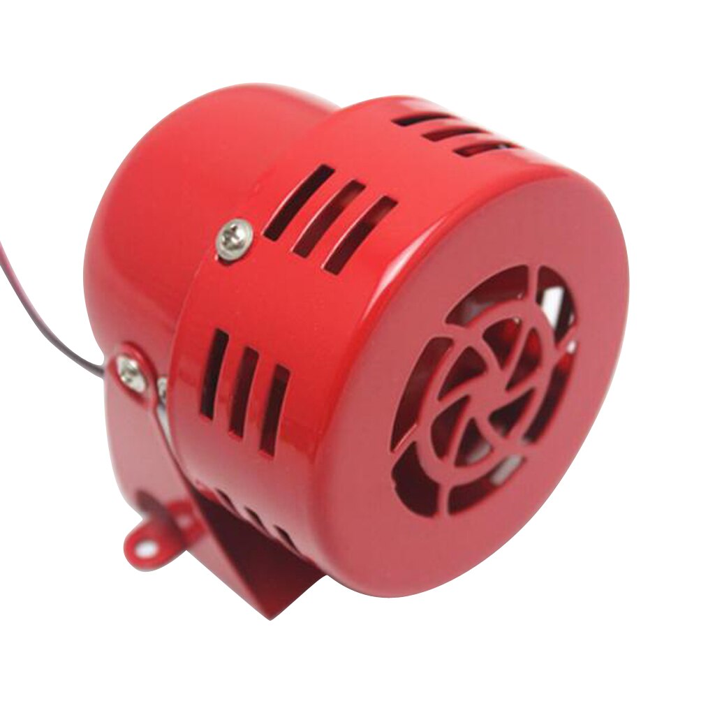 Alarme et klaxon de sirène en métal | Vintage, rouge Style 1950s 12v Air Raid, alarme à moteur réel, sécurité de Police