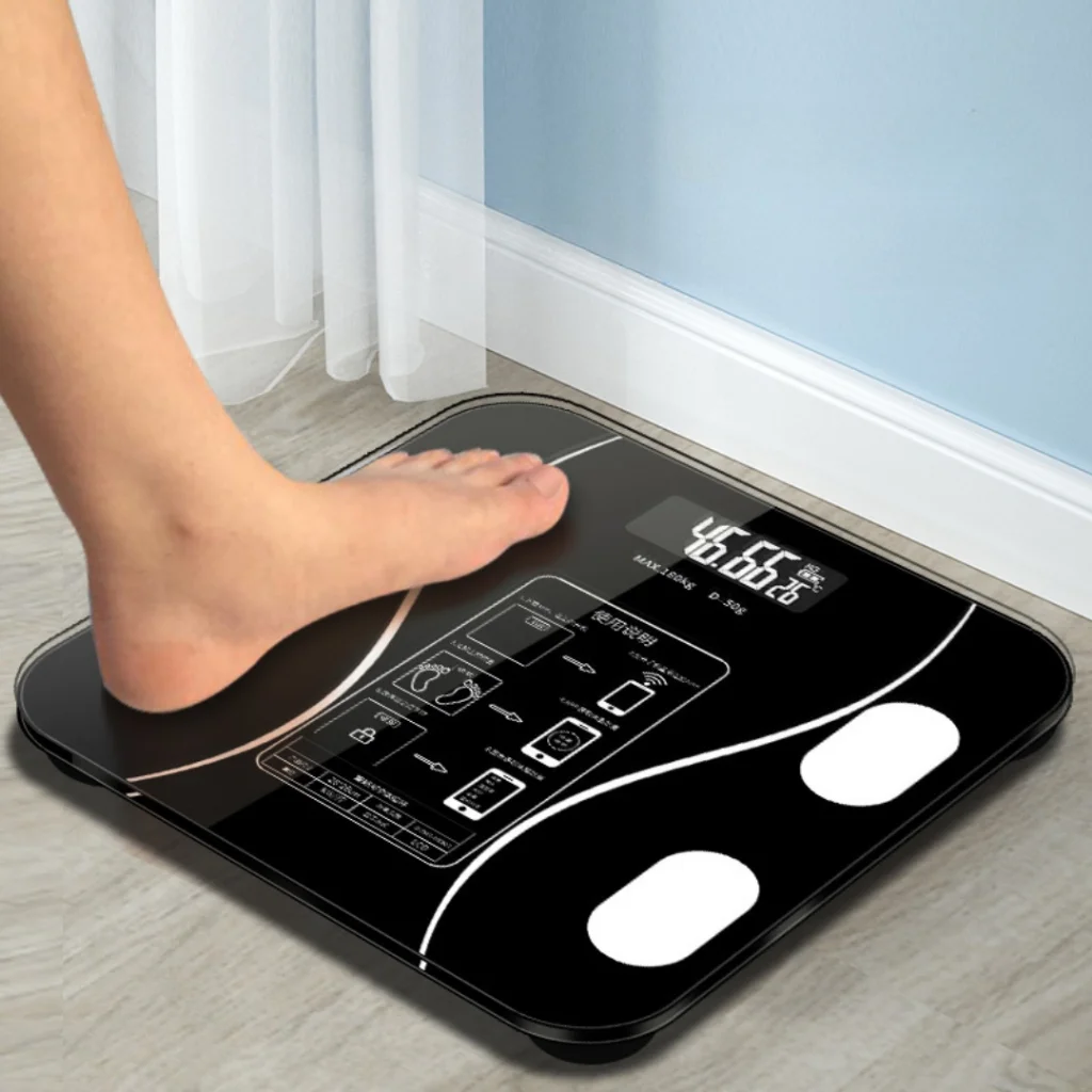 Digital Bluetooth Body Bioimpedance Scale Up To 180kg Cell Phone Result Weighing Scale Weight Weight Scale Body Scale