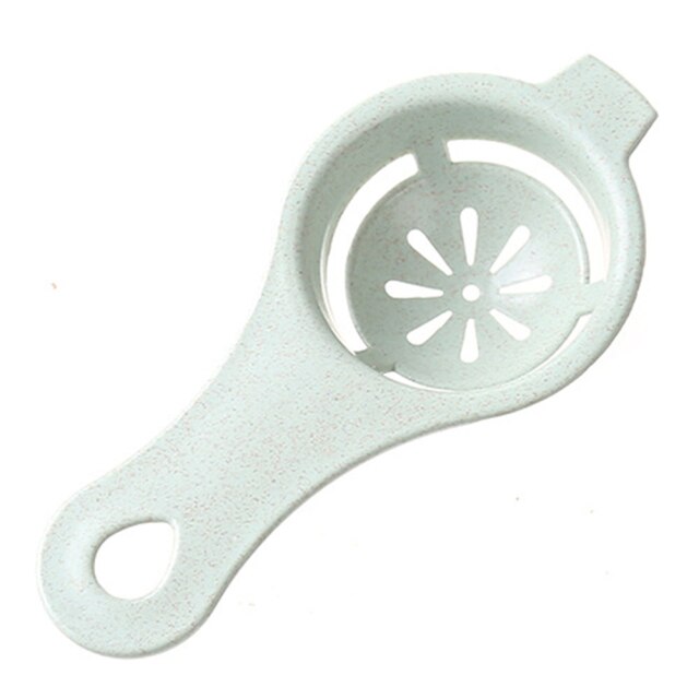 Eigeel White Separator Scheidt Zeef Keuken Tool Bakken Accessoire Mini Eigeel White Separator Met Siliconen Houder Cocina: green