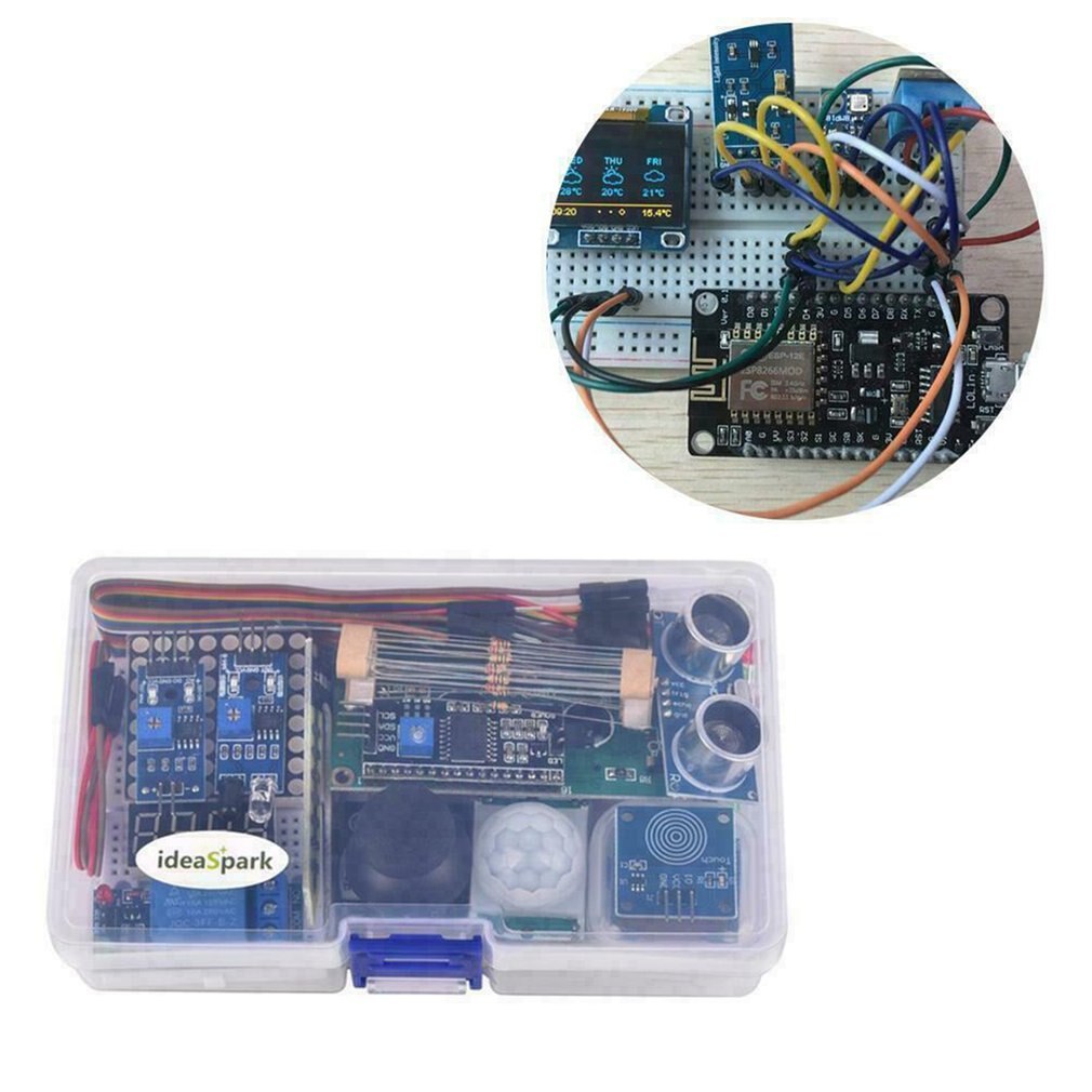 Para duino kit uno r3 nano v3.0 2560 nano kit módulo sensor com 0.96 Polegada oled kit display lcd acessórios