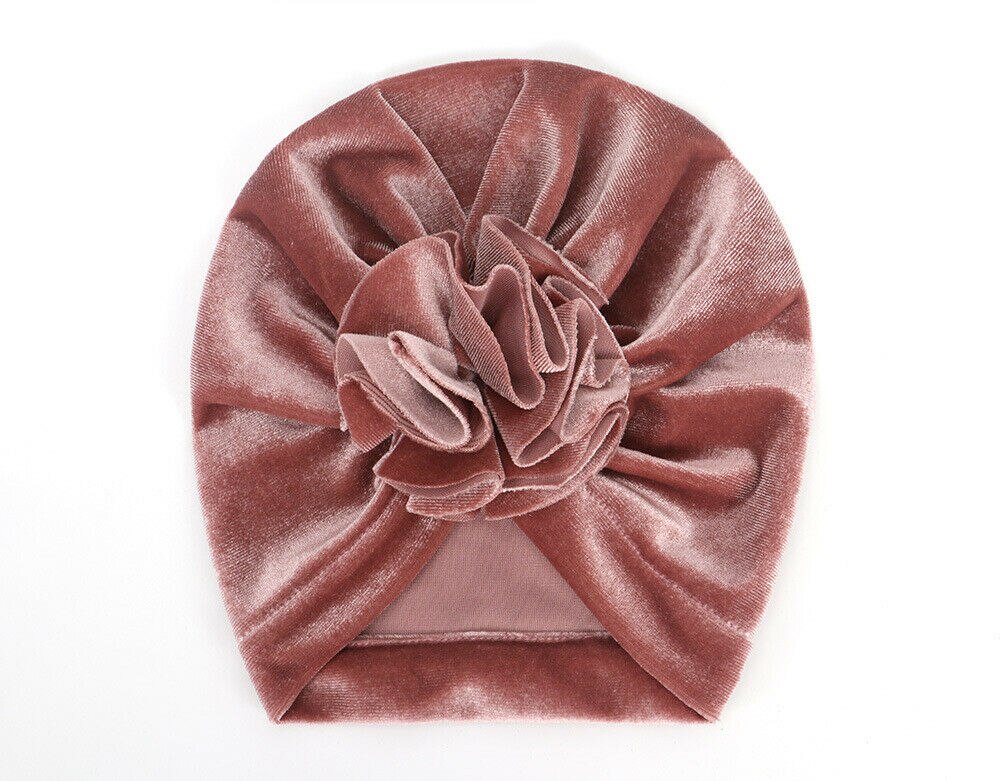 18 farben Kleinkind Baby Mädchen Jungen Hüte Turban Blume Kopf wickeln Kleinkind Mütze Hütte Warme Kappe Stirnband
