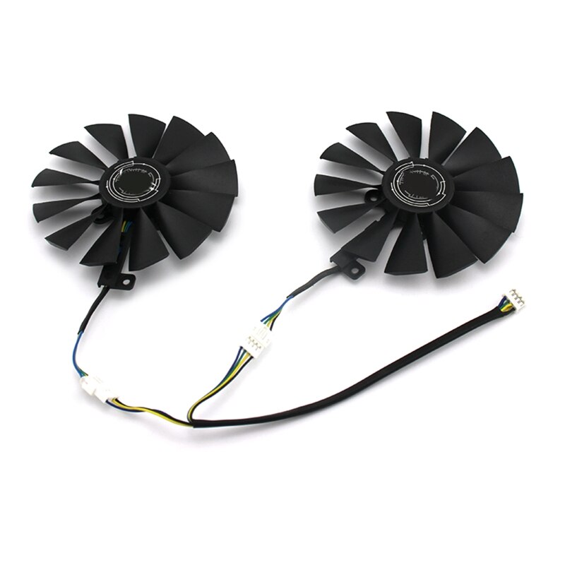 1 Paar Gpu Cooling Fans Videokaart Radiator 95Mm Forasus RX580/RX570/470/1070/1050ti/1050 Grafische Kaart Gpu Koeler Fans