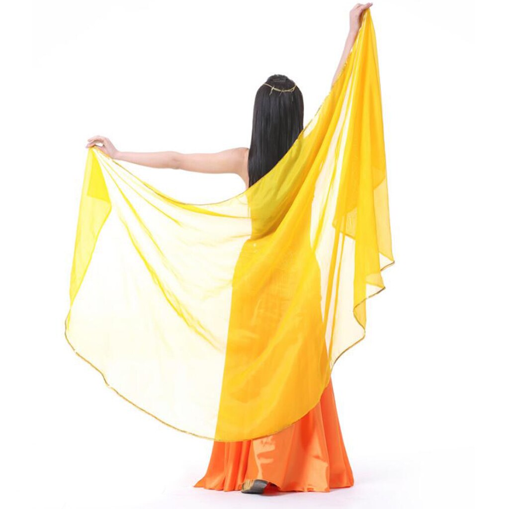 Pañuelo de gasa para danza del vientre, pañuelo de lentejuelas, velo de baile indio, envoltura para la cadera