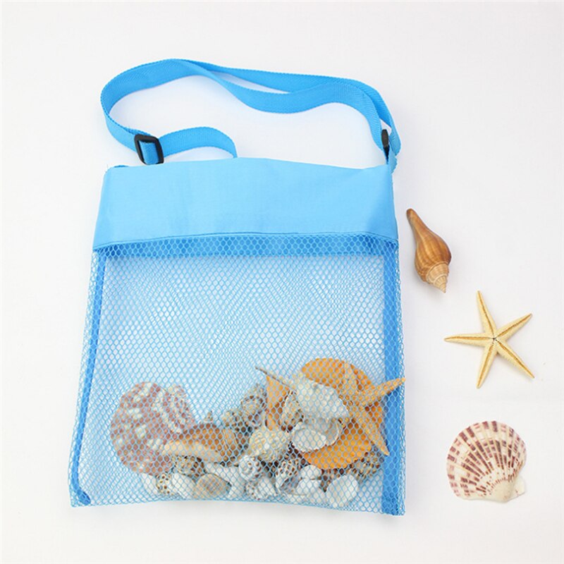 2 stuks/set net tas strand opbergzak schelp net tas meisjes handtassen kinderen zand object verzamel speelgoed
