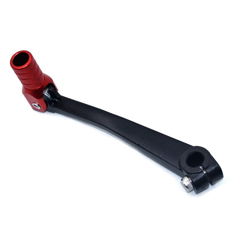 Palanca de cambio de marchas para motocicleta, accesorios de aleación de aluminio, 50cc, 110cc, 250cc, dirt pit monkey, atv, quad, piezas,: Black-Red