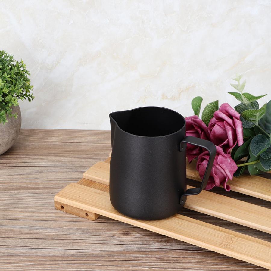 Milk Jug Milk Frother 350ml Stainless Steel Non-Stick Milk Frothing Cup Coffee Pitcher For Latte Art Coffee Shop Bar Kitchen