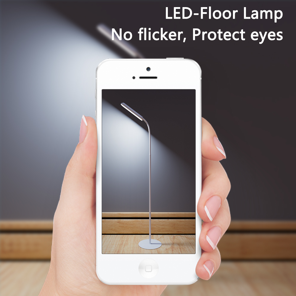 nordisch Einfache Boden Lampe Für Wohnzimmer Einstellbare Schwanenhals Stehen Licht Dimmbare Schlafzimmer Stehend Lesen Licht Büro Dekor