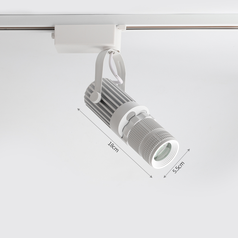 Focos LED con Zoom para escenario, proyector con logotipo de enfoque, luces de techo industriales para empresa, restaurante, tienda y boda