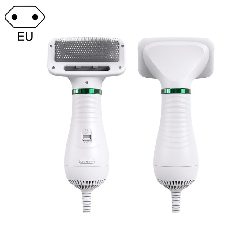Secador de pelo 2 en 1 para perros y gatos, cepillo de aseo, herramienta de depilación, soplador de pelo, suministros de limpieza para el hogar: EU