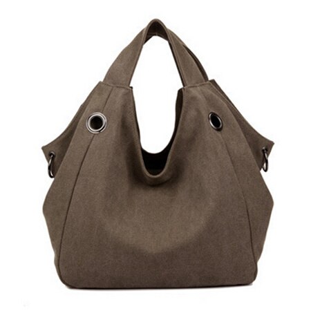 Didabear dames canvas tote handtassen dames #39 ;s grote boodschappentas tassen bolsos mujer femme sac a main voor meisjes reizen: Koffie