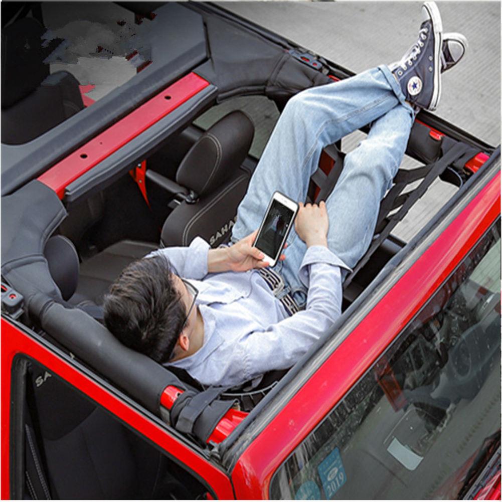 Mesh last netauto taknät hängmatta för jeep wrangler yj tj jk jku jl jlu 1987