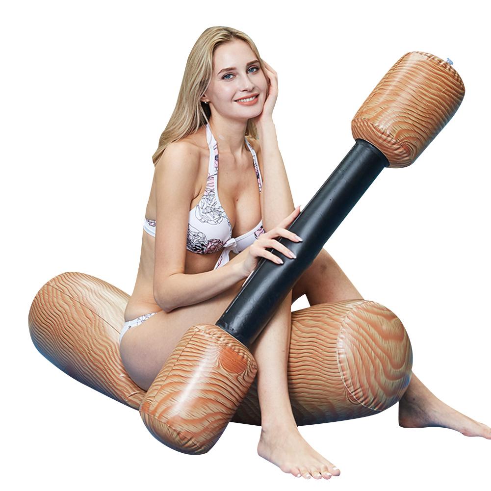 2 stk/sett oppblåsbare dyst svømmebasseng flyte leker vannsport leketøy for barn voksen fest forsyning gladiator flåte 25