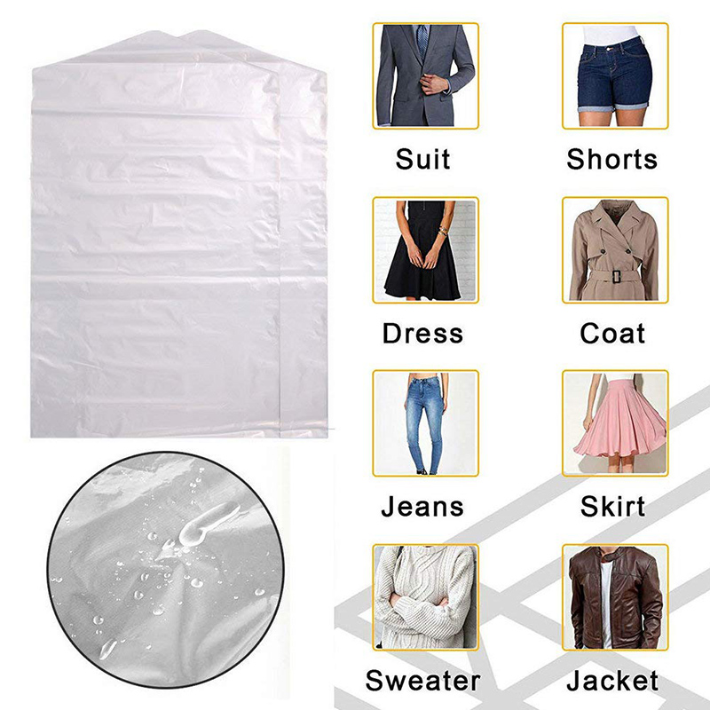 10 stk tøj støvbetræk opbevaringstaske garderobe arrangør vandtæt jakkesæt nederdel husholdningstøj boks rejse bærbar