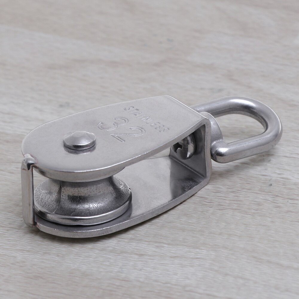 1pc Pulley Useful Machine Stainless Steel Roller Roller Stainless Steel Pulley Pulley Roller