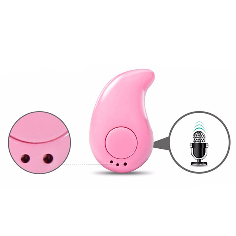 Mini langattomat bluetooth-kuulokkeet korvassa urheiluauto mikrofonilla handsfree-kuuloke nappikuuloke iphone 7 8 x: lle samsung huawei androidille