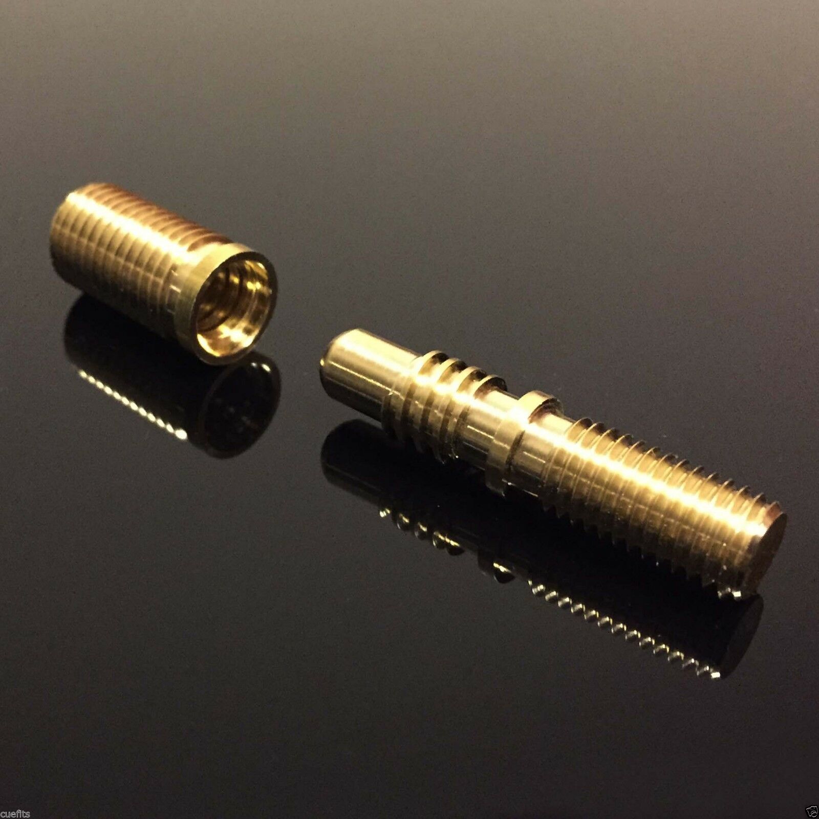 Mini Butt Snooker/Pool Cue Extension Jump Cue Cane Messing Joint Pin Connector