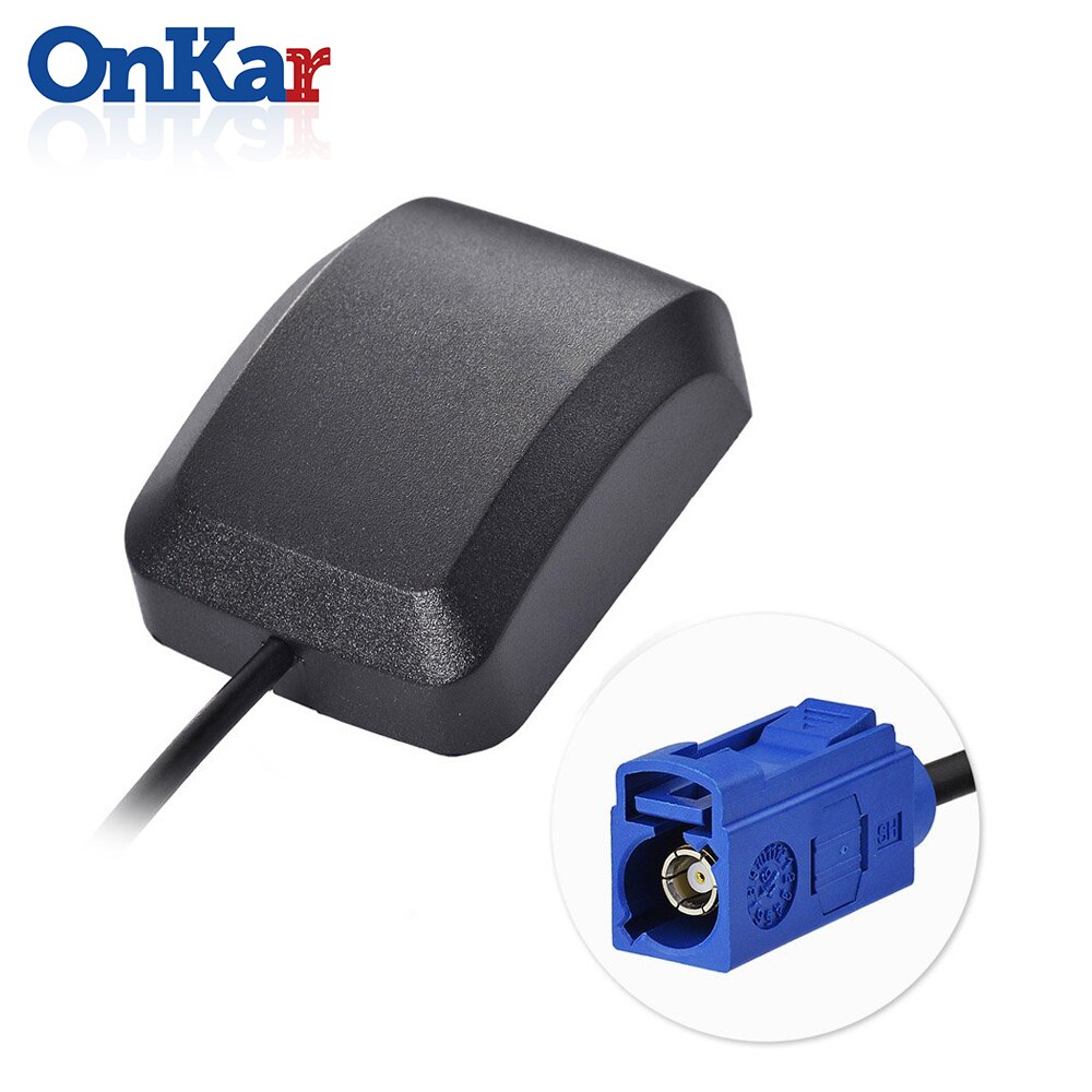 Antenne GPS FAKRA Avec Câble 3m Pour Autoradio - Compatible Volkswagen Audi Skoda