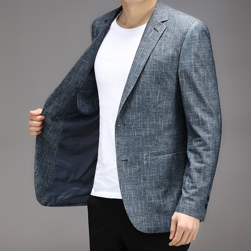 2022 Autunm Men Casual Blazer Jackets Men Solid Wedding Suit Party Suit Male Slim Fit Smart Business Coat Masculino Clothing