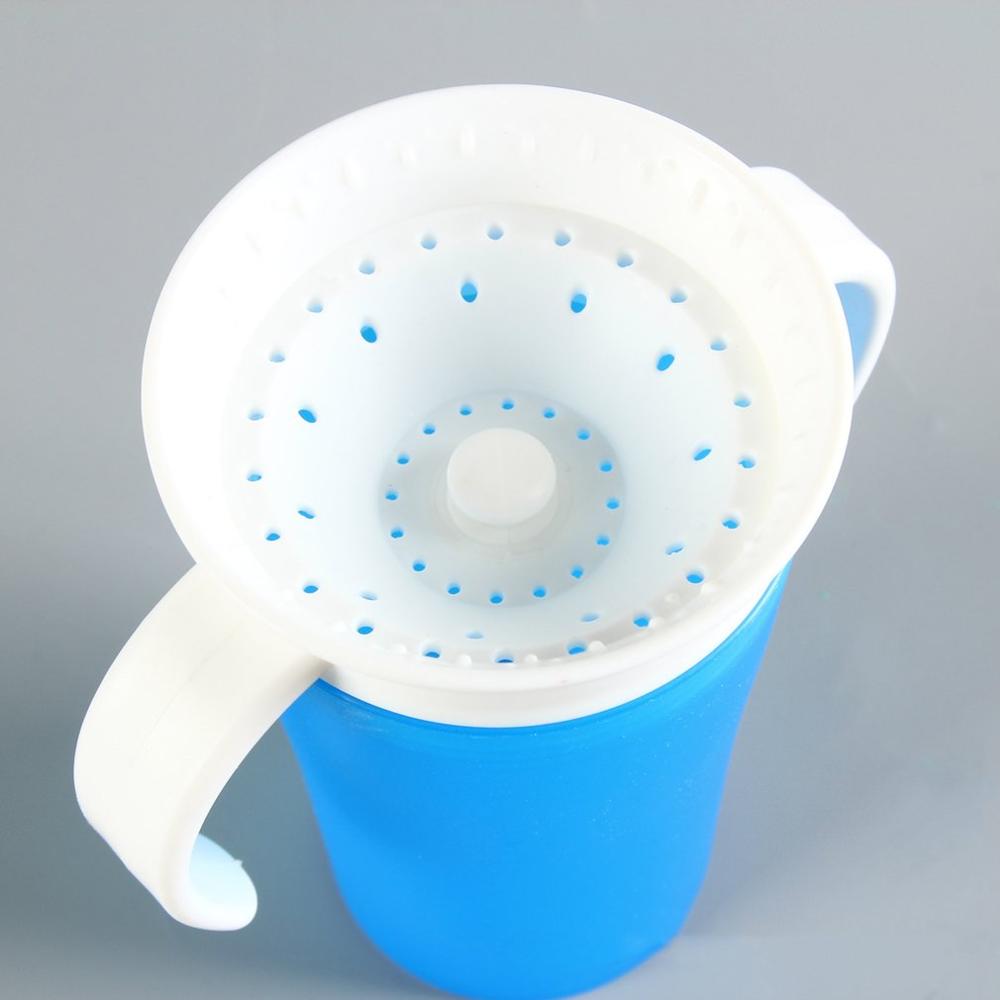 360 grad Gedreht Baby Lernen Trinken Ablauf Tasse freundlicher Wasser Fütterung Tassen Flasche mit Doppel Griff kippen Deckel Leck Beweis magie Tasse