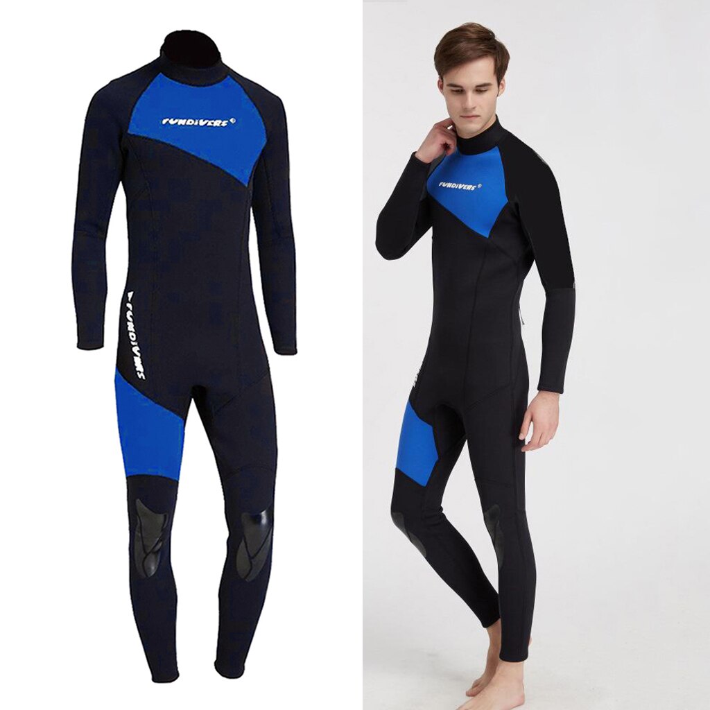 Traje de neopreno de 1,5mm, protector de sarpullidos UPF 50 + para hombre, traje de buceo de cuerpo entero, deportes respirables, pieles de buceo para buceo, kayak de natación