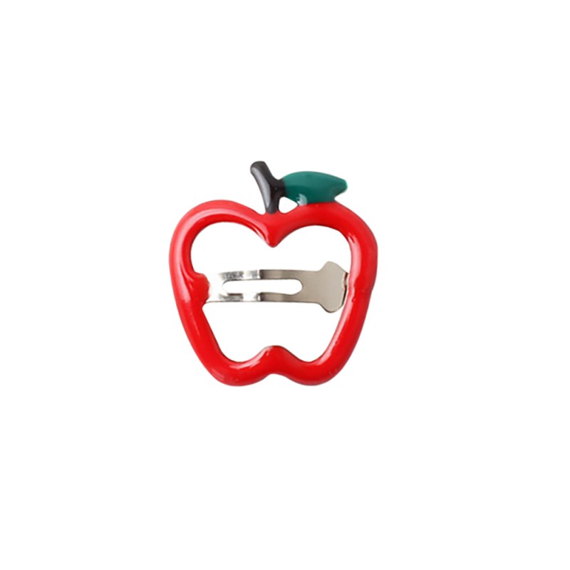 Lindo bebé niñas 3 piezas juegos distribución aleatoria de tres Barrette lindo dulce plástico forma de fruta Headwear Barrettes