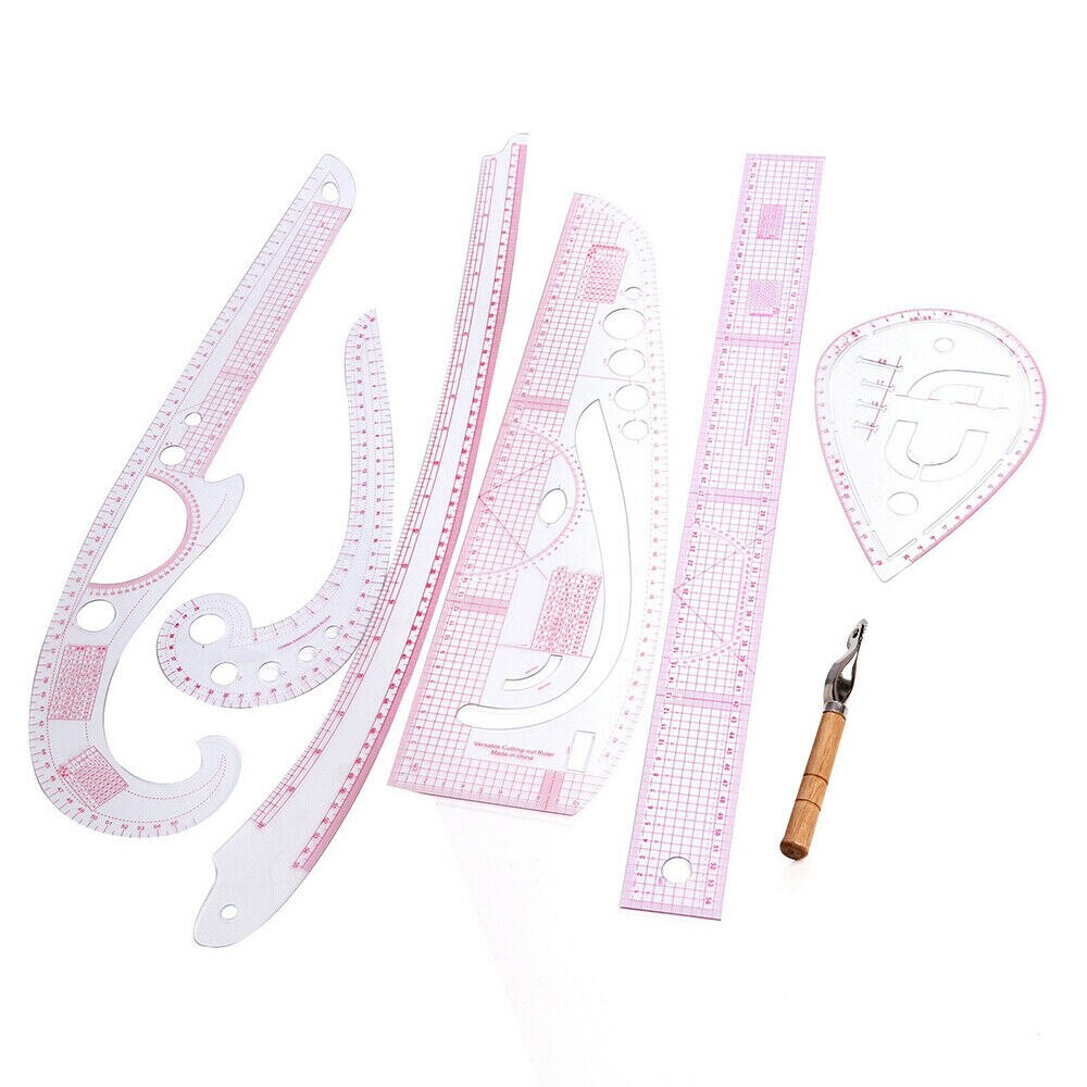 Plastic French Curve Metric Sewing Clothes Ruler Measure for Dressmaking Tailor Grading Curve Rule Pattern Making Accessories