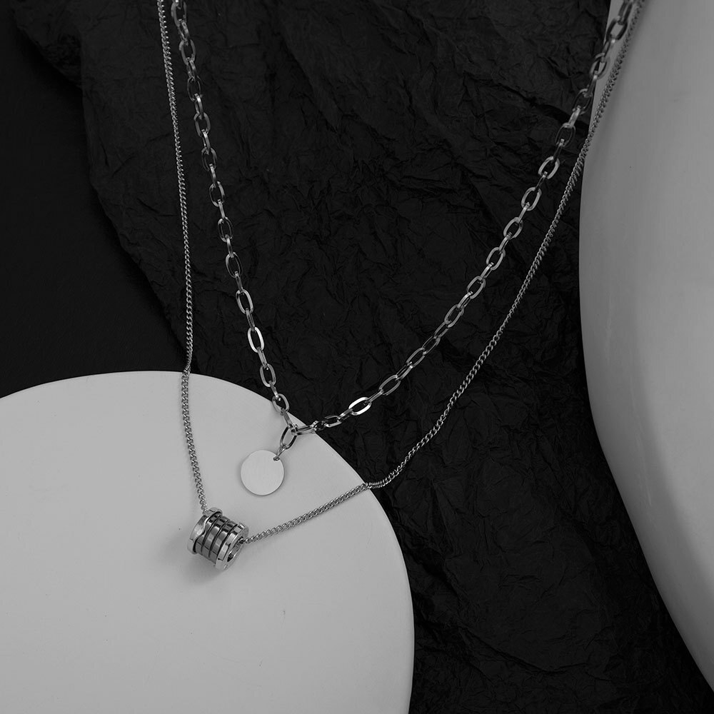 Cadena de collar de acero inoxidable de 2 metros para hacer joyería Diy, eslabones de Cable Rolo, cadenas a granel, accesorios de pulsera hechos a mano