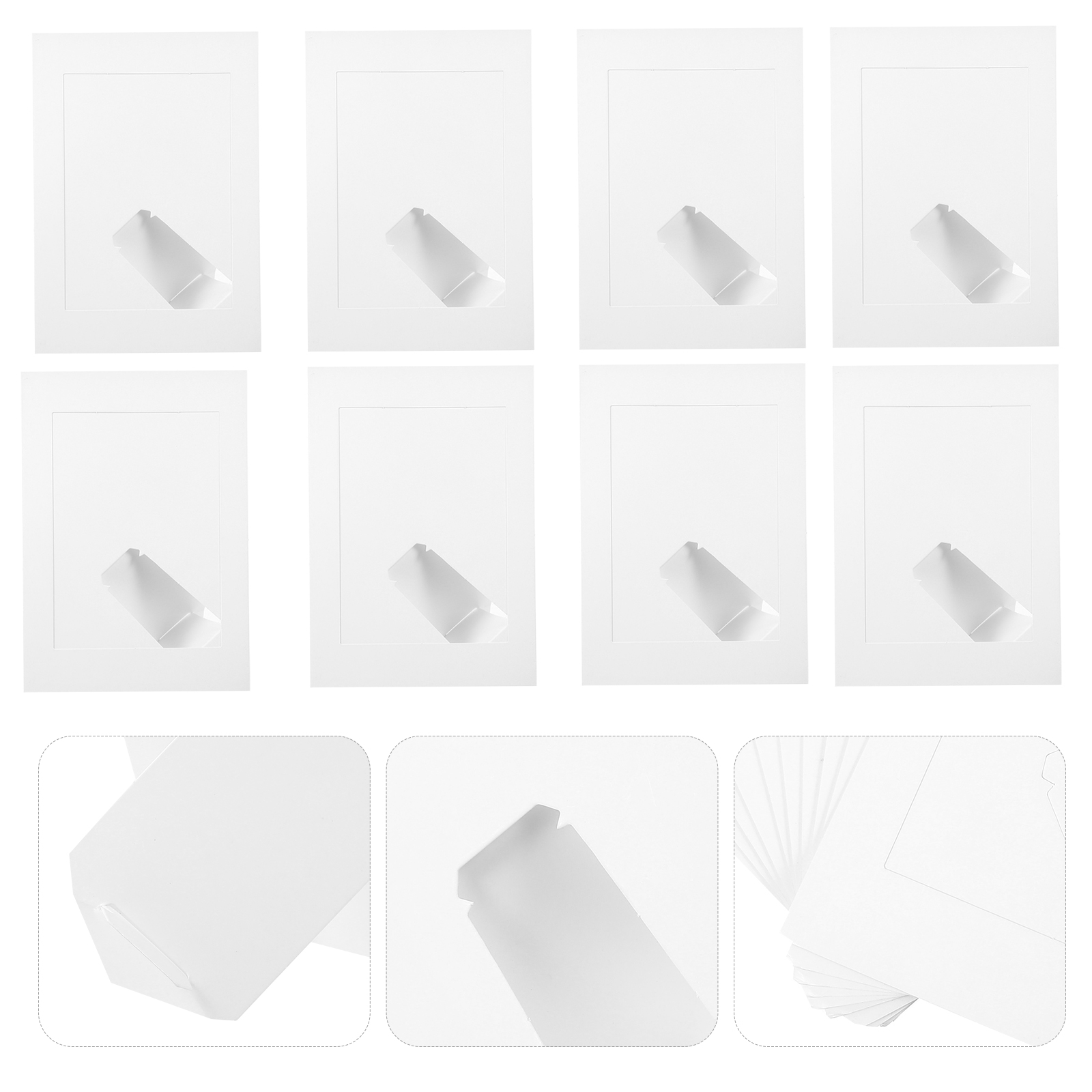 10 Pcs Diy Picture Frame Photo Frames Blank Paper Home Decor Tabletop Display Frames Bedroom Living Room